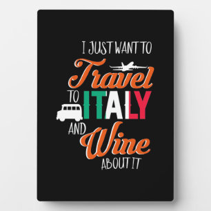 Weihnachtsgeschenk Reisen nach Italien und Wein Fotoplatte