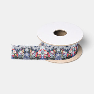Weihnachtsgeschenk Ribbon mit viel Glück Weihnacht Satinband