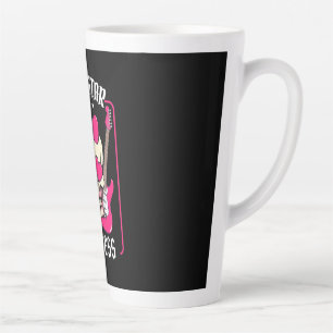 Weihnachtsgeschenk Rockstar Princess Skull Milchtasse