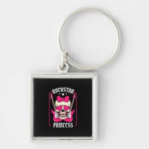 Weihnachtsgeschenk Rockstar Princess Skull Schlüsselanhänger