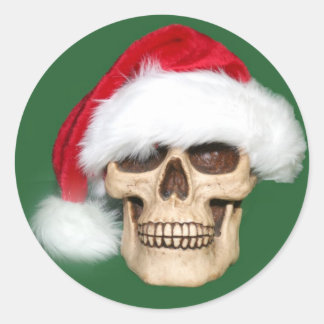 Weihnachtsgeschenk Runder Aufkleber