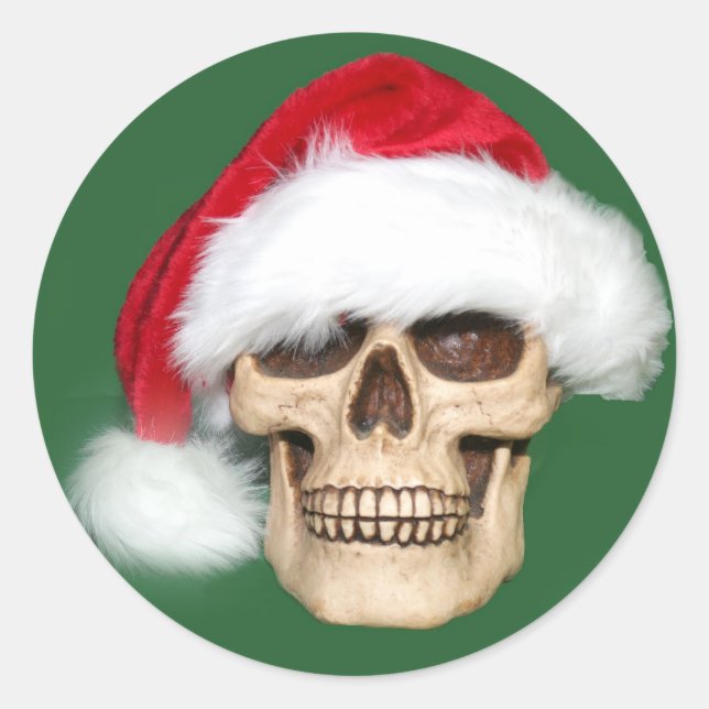 Weihnachtsgeschenk Runder Aufkleber (Vorderseite)