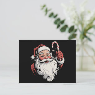 Weihnachtsgeschenk Santa Retro Vintag Feiertagspostkarte
