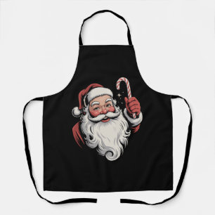Weihnachtsgeschenk Santa Retro Vintag Schürze