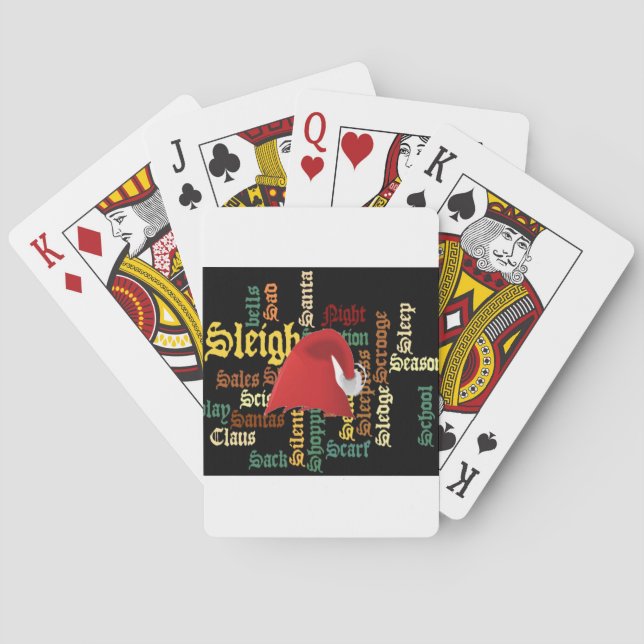 Weihnachtsgeschenk Schöne Tage und eine bessere Na Spielkarten (Rückseite)