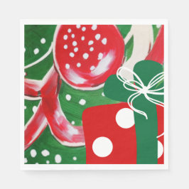 Weihnachtsgeschenk Serviette