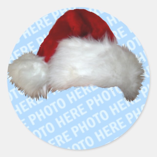 Weihnachtsgeschenk-Siegel mit individueller Anpass Runder Aufkleber (Vorderseite)