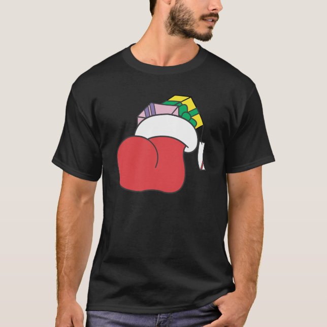 Weihnachtsgeschenk Strumpf T-Shirt (Vorderseite)
