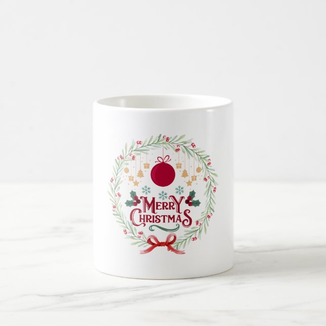 Weihnachtsgeschenk T-Shirt Kaffeetasse (Mittel)