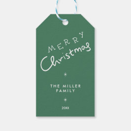 Weihnachtsgeschenk-Tag - Feierlich Geschenkanhänger