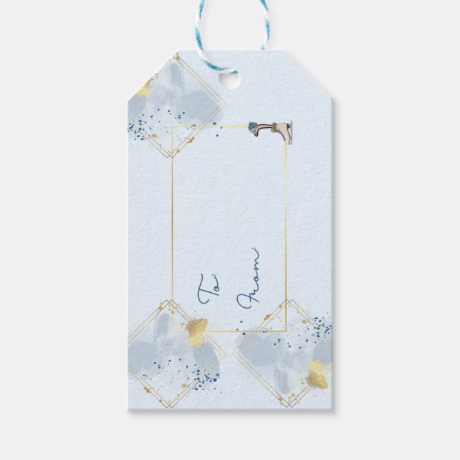 Weihnachtsgeschenk-Tag Geschenkanhänger (Vorderseite)