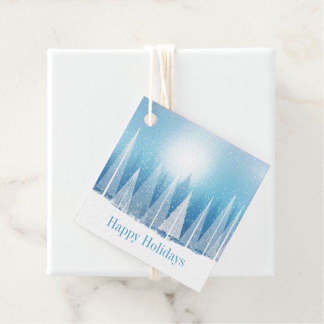Weihnachtsgeschenk-Tag Geschenkanhänger (Beispiel)