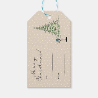 Weihnachtsgeschenk-Tag Geschenkanhänger