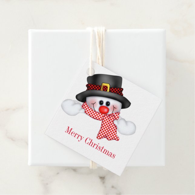 Weihnachtsgeschenk-Tag Geschenkanhänger (Beispiel)