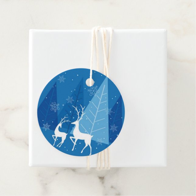 Weihnachtsgeschenk-Tag Geschenkanhänger (Beispiel)