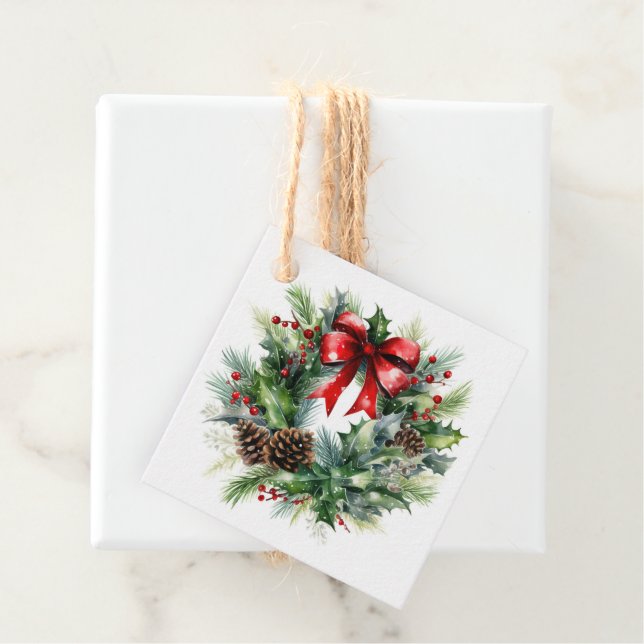 Weihnachtsgeschenk-Tag Geschenkanhänger (Beispiel)