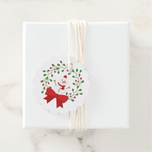 Weihnachtsgeschenk-Tag Geschenkanhänger (Beispiel)