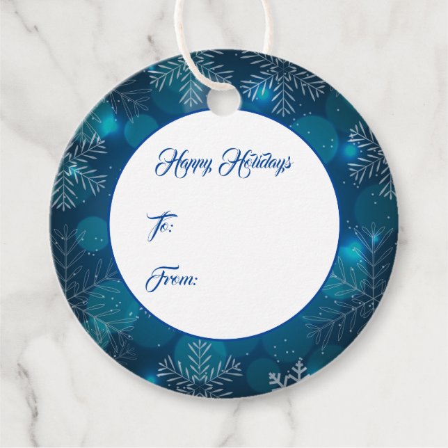 Weihnachtsgeschenk-Tag Geschenkanhänger (Vorderseite)