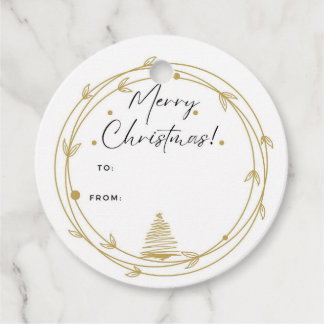 Weihnachtsgeschenk-Tag Geschenkanhänger