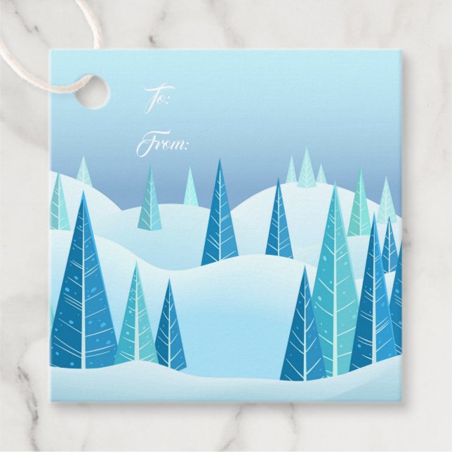 Weihnachtsgeschenk-Tag Geschenkanhänger (Vorderseite)