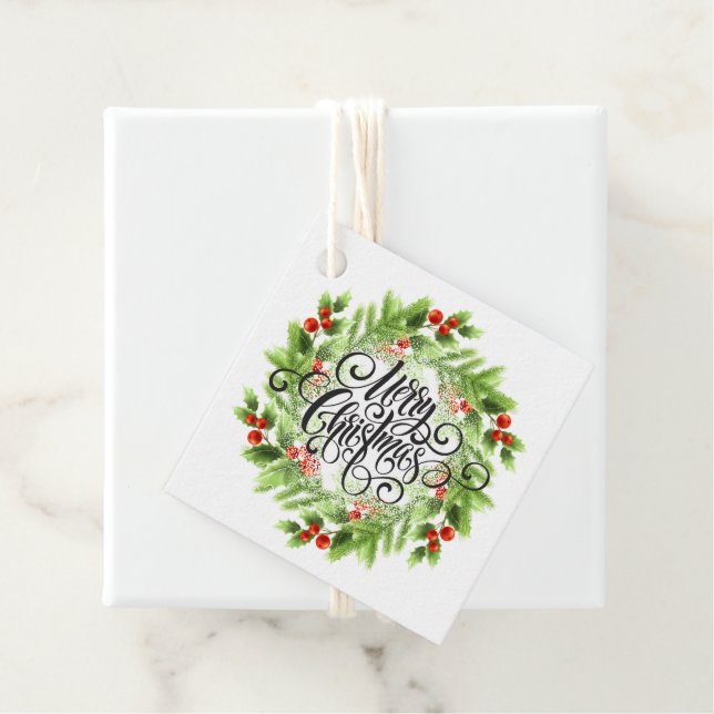 Weihnachtsgeschenk-Tag Geschenkanhänger (Beispiel)