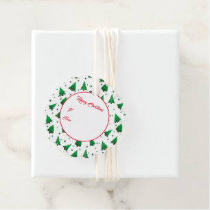 Weihnachtsgeschenk-Tag Geschenkanhänger