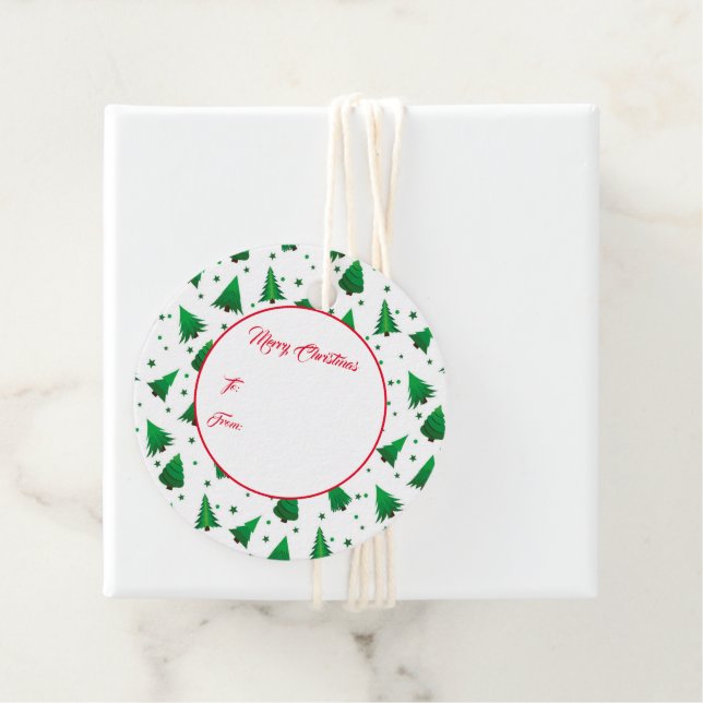 Weihnachtsgeschenk-Tag Geschenkanhänger (Beispiel)