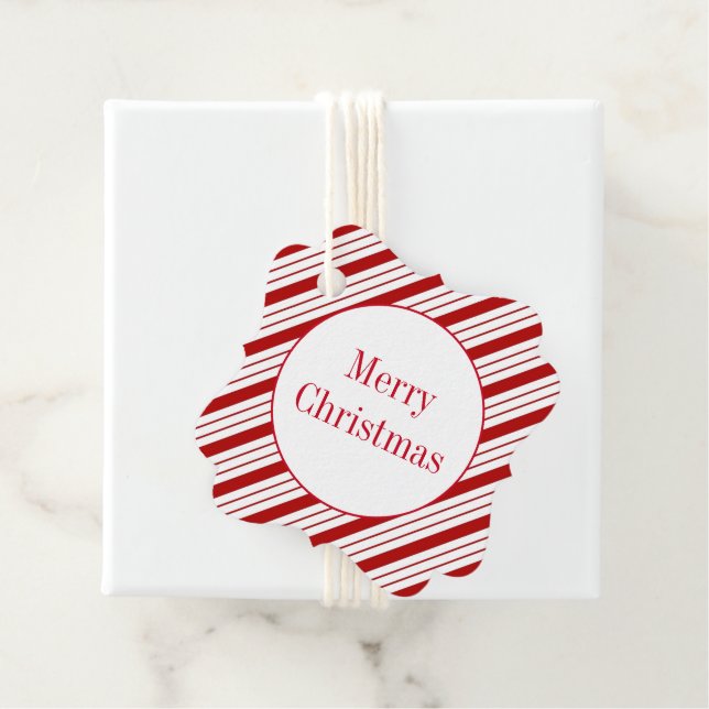 Weihnachtsgeschenk-Tag Geschenkanhänger (Beispiel)