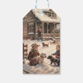 Weihnachtsgeschenk-Tag Geschenkanhänger