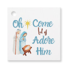 Weihnachtsgeschenk Tag Krippe Christliches Thema