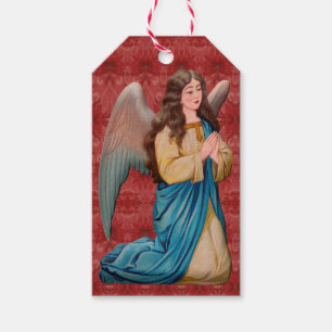 Weihnachtsgeschenk-Tag Viktorianischer Hübscher En Geschenkanhänger