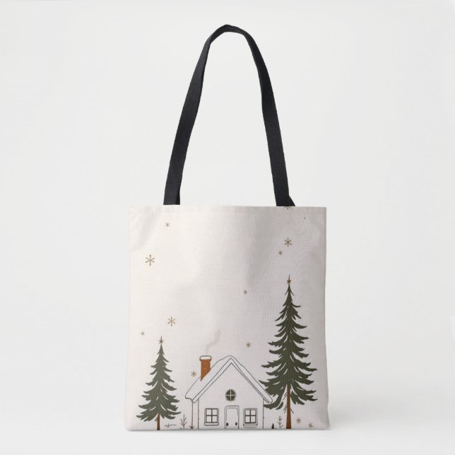 Weihnachtsgeschenk Tote Tasche (Vorderseite)