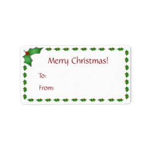 Weihnachtsgeschenk-Umbau-Aufkleber Adressaufkleber