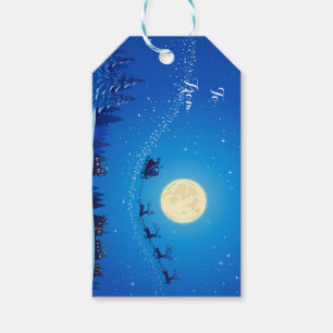 Weihnachtsgeschenk-Umbauten/Sankt und Geschenkanhänger