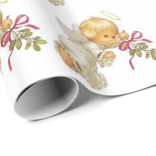 Weihnachtsgeschenk-Verpackung/Engel Geschenkpapier