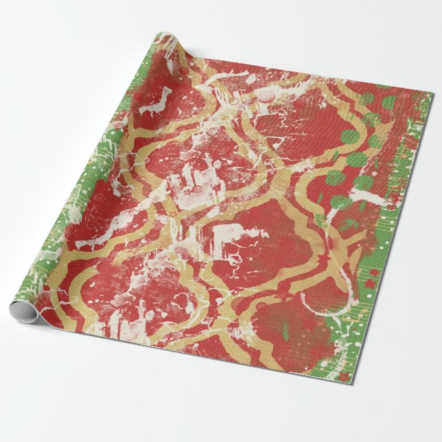 Weihnachtsgeschenk-Verpackung Geschenkpapier (Ungerollt)