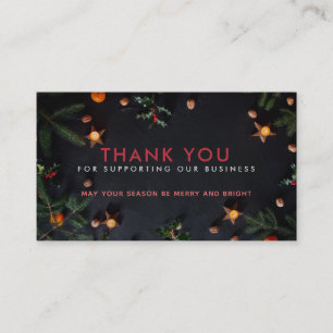 Weihnachtsgeschenk Visitenkarte