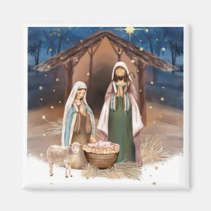 Weihnachtsgeschenk von Nativity Scene Magnet