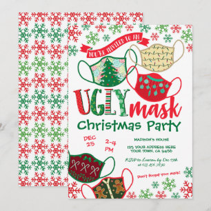 Weihnachtsgeschenk von Uguske Mask Party Einladung