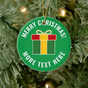 Weihnachtsgeschenk Weihnachtsbaumschmuck Keramik Ornament