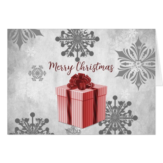 Weihnachtsgeschenk Weihnachtskarte (Vorderseite (Horizontal))