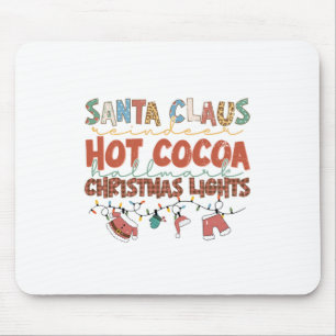 Weihnachtsgeschenk WeihnachtsmannWeihnachtslicht Mousepad