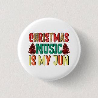 Weihnachtsgeschenk | Weihnachtsmusik ist mein Jun Button