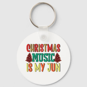 Weihnachtsgeschenk Weihnachtsmusik ist mein Jun Schlüsselanhänger