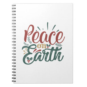 Weihnachtsgeschenk WELTFRIEDEN Notizblock