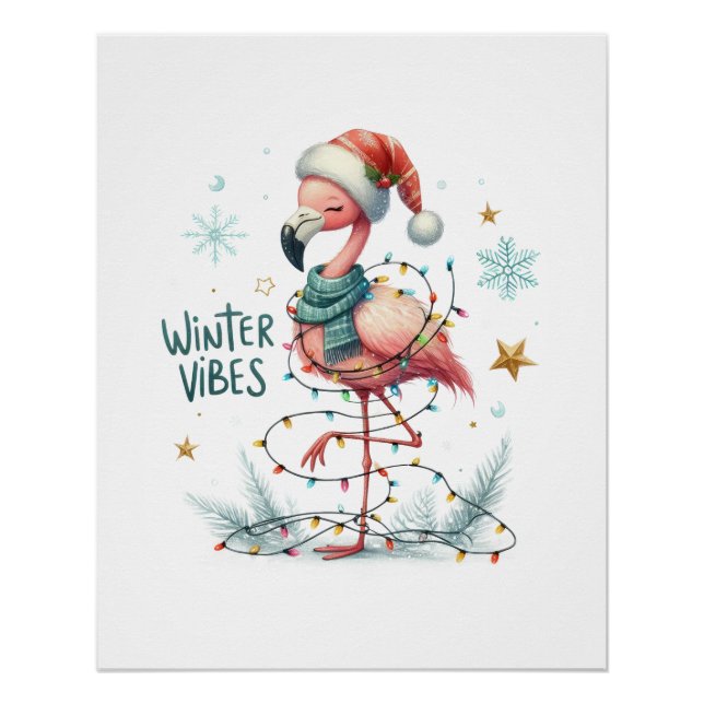Weihnachtsgeschenk Winter Stimmung Poster (Vorderseite)