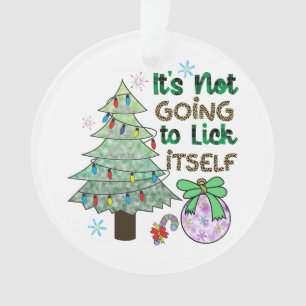 Weihnachtsgeschenk wird es sich nicht selber mache ornament