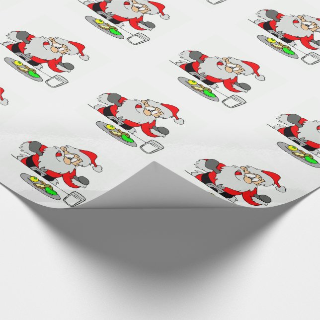 Weihnachtsgeschenk Wrap/Santa Geschenkpapier (Ecke)