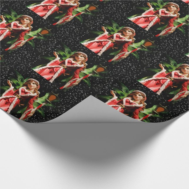 Weihnachtsgeschenk Wrap/Snow Fairy Geschenkpapier (Ecke)