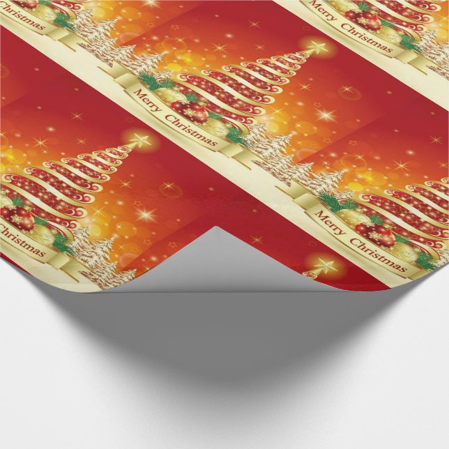 Weihnachtsgeschenk Wrap/Weihnachtsbaum Geschenkpapier (Ecke)